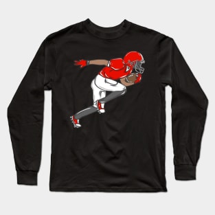 Rugby American Football Sport USA Gridiron Football Gift Long Sleeve T-Shirt